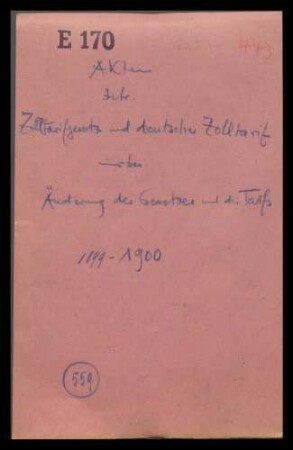Änderung des Zolltarifgesetzes und des Zolltarifs