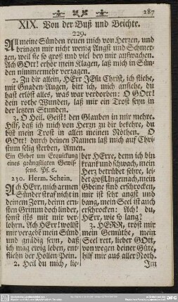 XIX. Von der Buß und Beichte