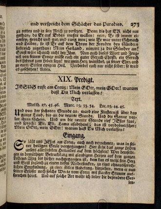 273-283, XIX. Predigt