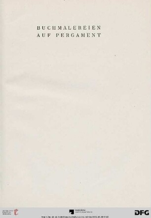 Buchmalerei auf Pergament (Nr. 59-77)