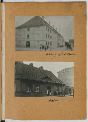 Junghaus bei St. Marien. Schule, Anklam: Ansichten (aus: Skizzen- und Fotoalbum 25)