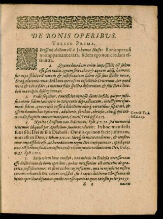 De Bonis Operibus.