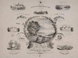 Gedenkblatt an die Erhebung Schleswig-Holsteins 1848
