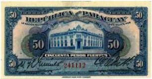 Geldschein, 50 Pesos, 1923