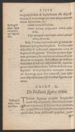 Caput X. De Fallacia figurae tertiae.