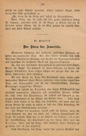 47. Kapitel. Der Stern der Amorsäle.