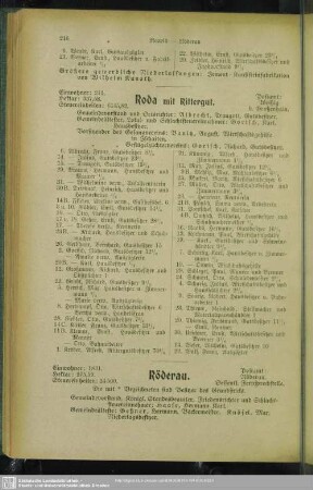Roda mit Rittergut