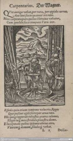 Carpentarius. Der Wagner.