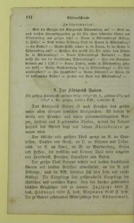9. Das Königreich Baiern