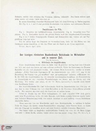 Der hiesigen römischen Baudenkmale Schicksale im Mittelalter und in neuerer Zeit, [5]