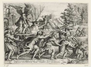 Triumph der Zeit, Blatt 4 der Folge "Triumphe des Petrarca"