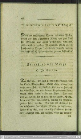 Weiteres Detail unserer Erdkugel