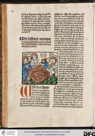 Die historie van dem vroudenrijchen hymmelvairsdach der alre hillighsten jonffrouwen Marien gods moider.
