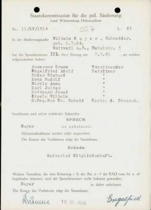 Mayer, Wilhelm