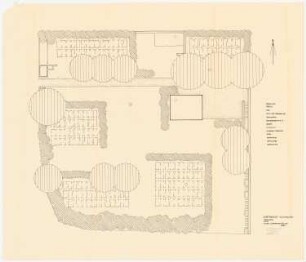 Friedhof, Holzhausen (?): Vorentwurf 1:100