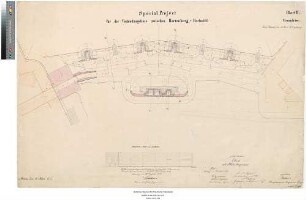 Fort Hartenberg [der Festung Mainz]: Spezialprojekt für [einen Niederwall als]Verbindungslinie Hartenberg - Hartmühl