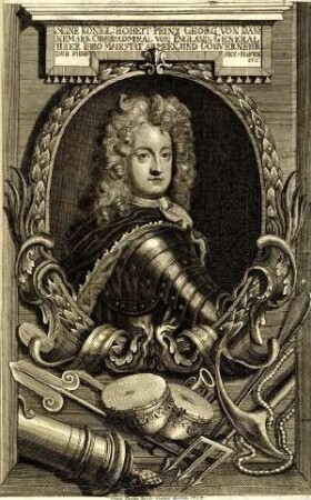 Bildnis von Georg (1653-1708) Prinz von Dänemark