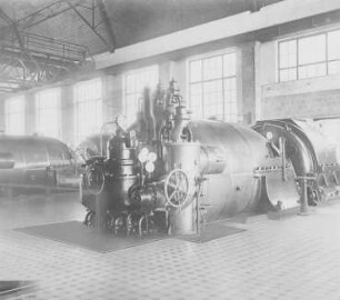 Dreiphasen-Wechselstrom-Turbosatz von 8000 kW (Brown, Boveri und Cie.) : Technikgeschichte | Maschinenbau | Kraftmaschinen | Dampfturbinen
