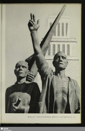 Buchenwald. Nationale Gedenkstätte, Ausschnitt aus der Figurengruppe