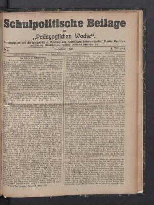 Zur Reform der Lehrerbildung