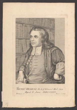 Porträt Thomas Hearne (1678-1735)