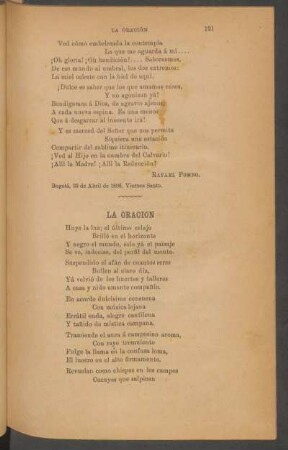 La oración