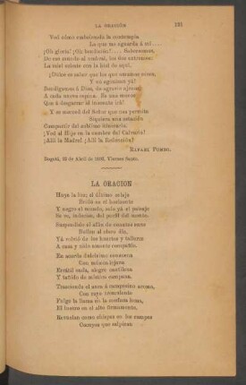 La oración