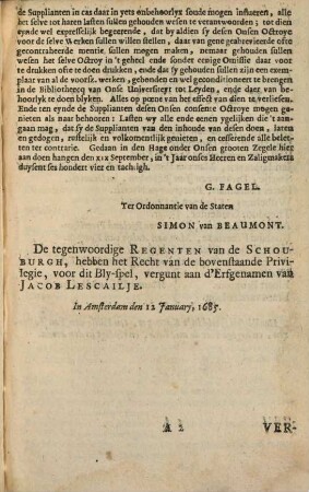 Echtscheiding Van Jan Klaasz. En Saartje Jans : Bly-Spel