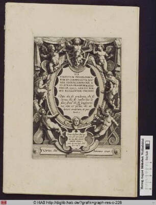 VII Virtutum Theologicarum Et Cardinalium Icones Artificiosissime.