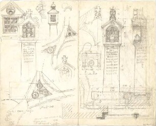 Thiersch, August ; Schönau (Bayern); Kriegerdenkmal - Ansichten, Details