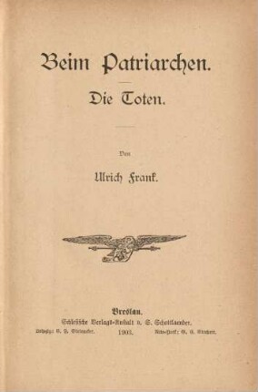 Beim Patriarchen