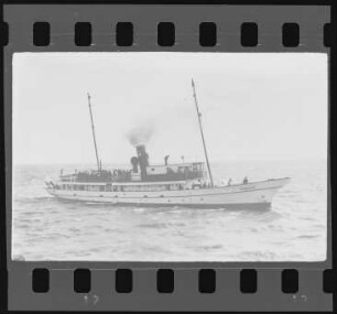 Hamburg, 1912, Sachsenberg Rosslau, Hans Schramm Brunsbüttelkoog, 1952 wr, Bäderdienst Hamburg-Cuxhaven-Helgoland