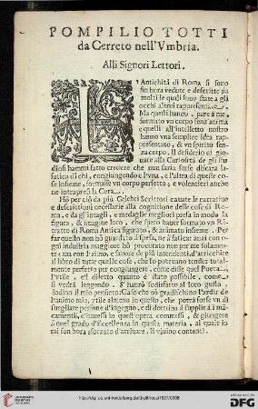 Alli Signori Lettori