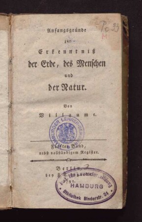 Bd. 5: Nebst vollständigem Register