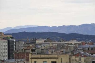 Girona - Stadtübersicht : Stadtübersicht, aufgenommen am 16. April 2012 in Girona