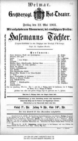 Hasemanns Töchter