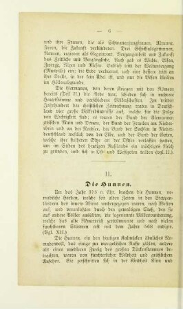 II. Die Hunnen