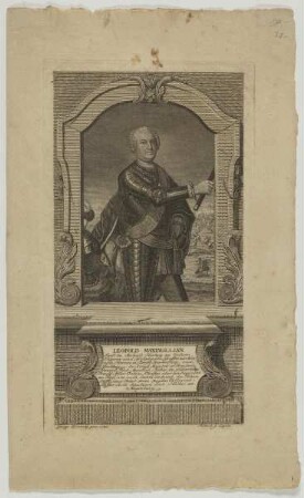 Bildnis des Leopold Maximillian, Fürst zu Anhalt
