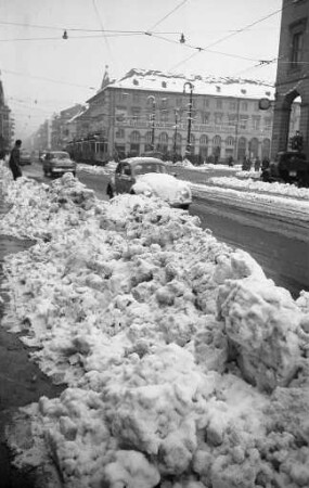 Stärkster Schneefall in Karlsruhe seit 17 Jahren.