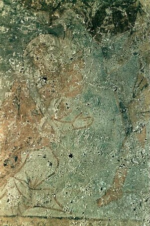 Südwand: Enthauptung eines Heiligen