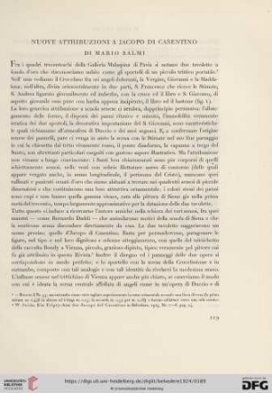 Nuove Attribuzioni a Jacopo di Casentino