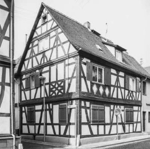 Fachwerkwohnhaus; Seligenstadt, Steinheimer Straße 20