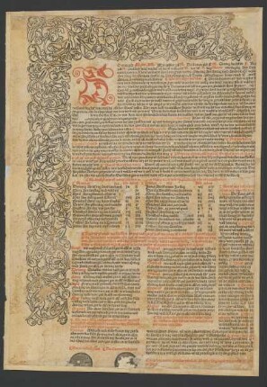 Almanach auf das Jahr 1493