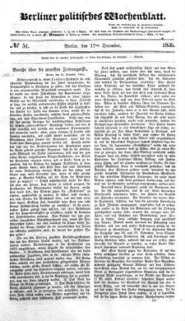 No 51, 17. Dezember 1836