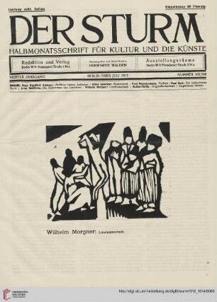 Nummer 168/169 (Juli 1913)