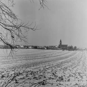 Radibor : Radibor. Ortsansicht. Winteraufnahme