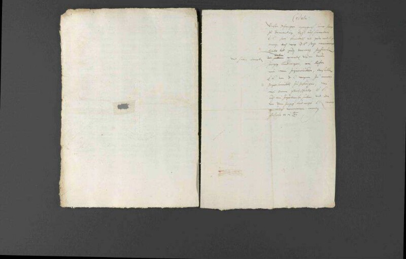 Übermittlung von Zeitungen u.a. zur Situation in Frankreich und England, zur Gefangenschaft des Wild- und Rheingrafen Johann Philipp sowie zur Landvogtei Hagenau.