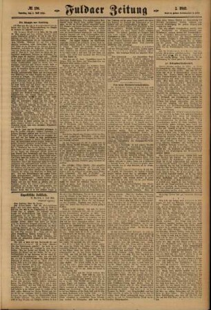Zweite Ausgabe vom Samstag, den 03. Juli 1915.