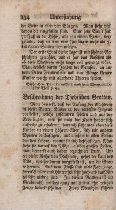 Beschreibung der Thebischen Grotten