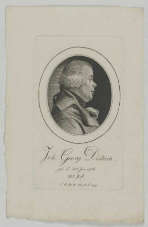 Bildnis des Johann Georg Dietrich